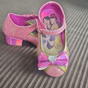 Disney Pink and Gold Glitter Dress Shoes for Toddlers